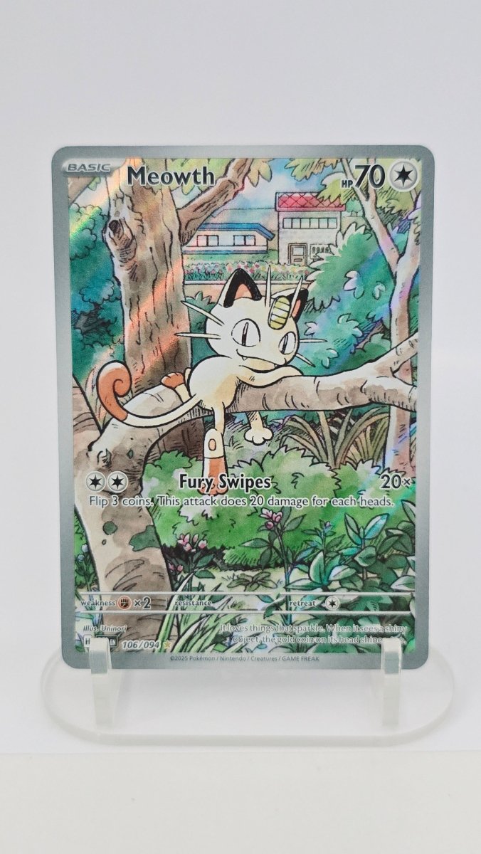 Meowth - Phantasmal Flames - IR 106/094 - English by MechaKai Collectibles on MYNTED