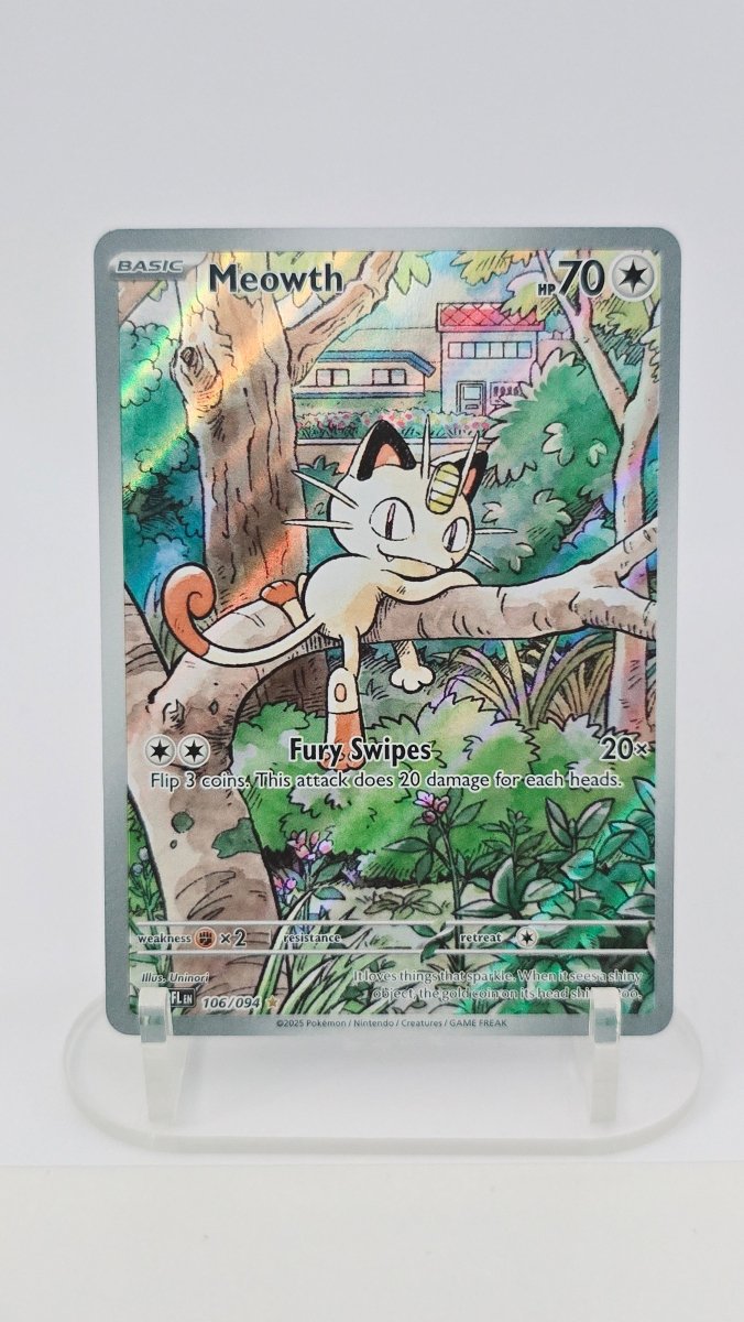 Meowth - Phantasmal Flames - IR 106/094 - English by MechaKai Collectibles on MYNTED