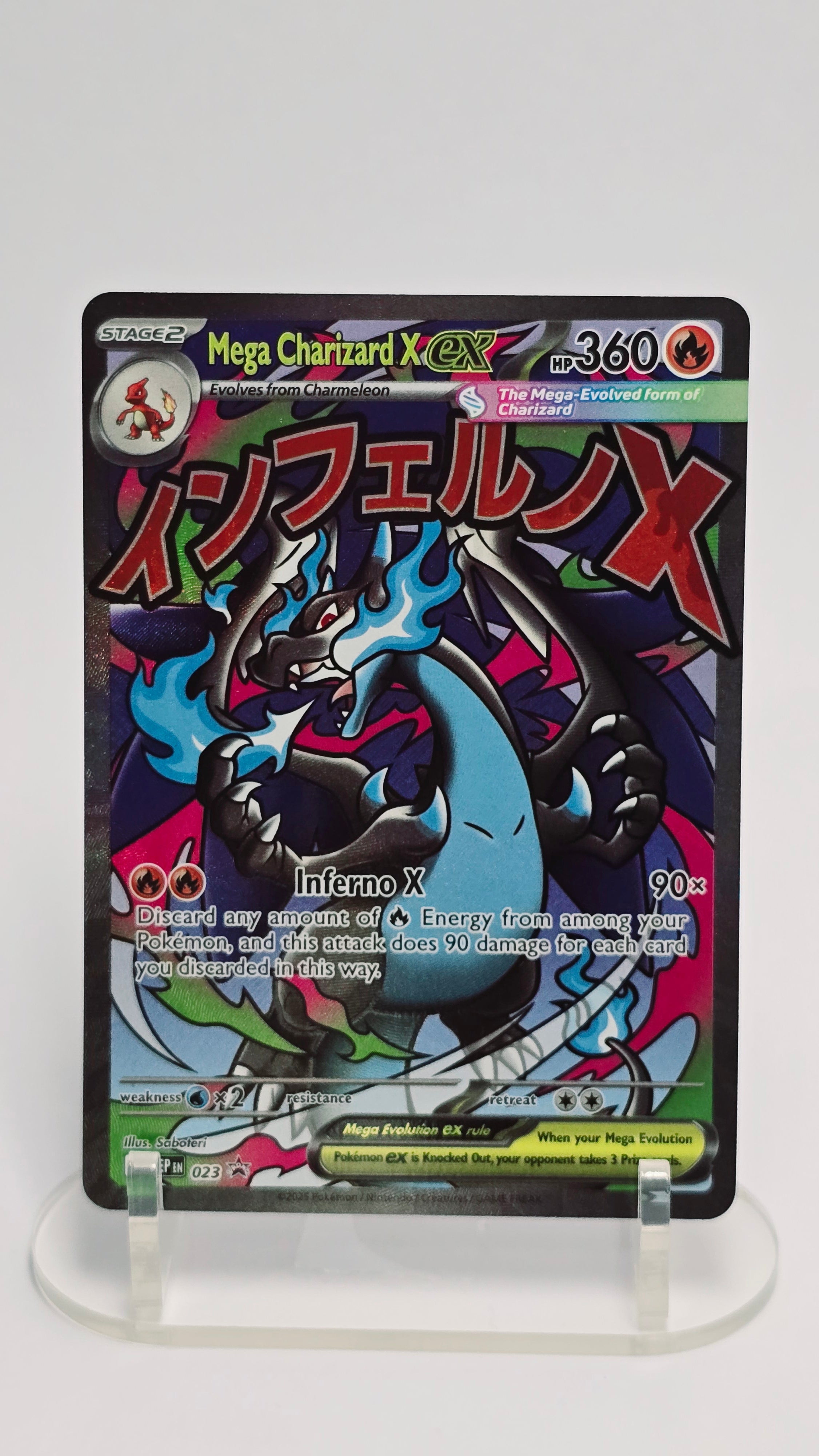 Mega Charizard X ex - Mega Evolution Promos - Promo 023 - English