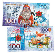 Merry Christmas 100 Marks UNCB banknote by UNCB on MYNTED