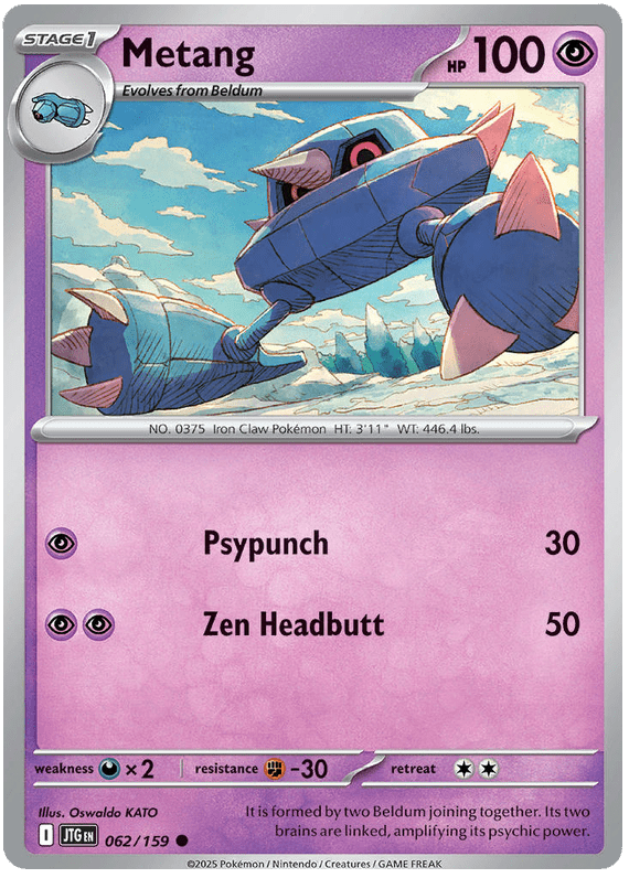 Metang 062/159 Reverse Holo | Scarlet & Violet – Journey Together by Worth the XP on MYNTED