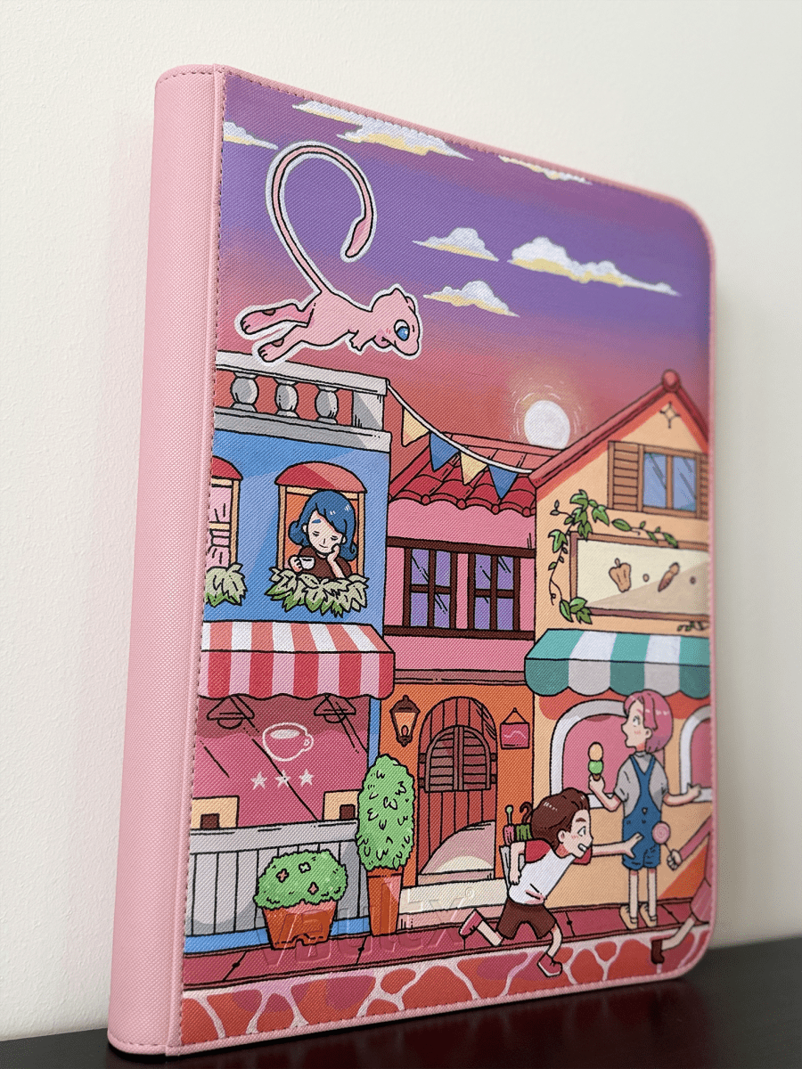 Mew 151 Promo - Hand-painted VaultX Binder by Happ's Shop on MYNTED