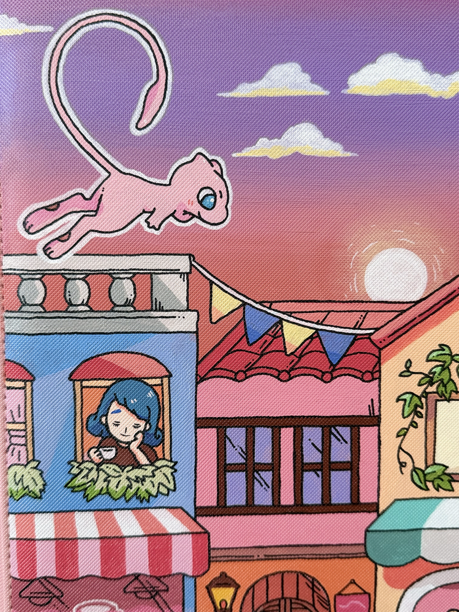 Mew 151 Promo - Hand-painted VaultX Binder by Happ's Shop on MYNTED