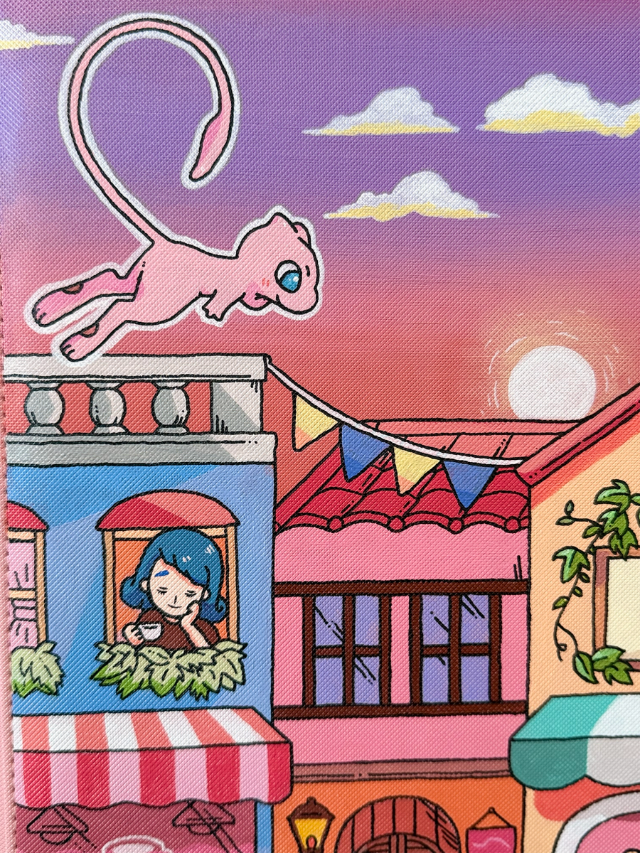 Mew 151 Promo - Hand-painted VaultX Binder by Happ's Shop on MYNTED
