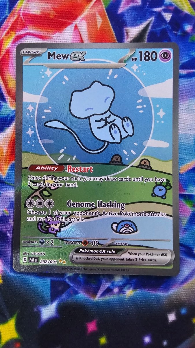 Mew Ex 232/091 - Paldean Fates - Special Illustration Rare by Light Collectibles on MYNTED