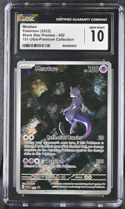 Mewtwo - 052 - SV: Scarlet & Violet Promo Cards (SVP) - CGC GEM MINT 10 by Poké Dubai on MYNTED