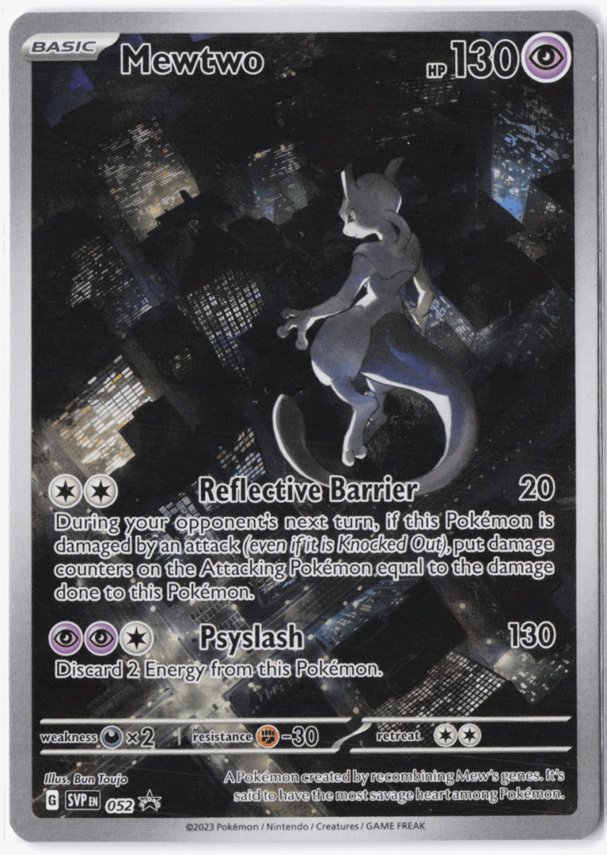 Mewtwo Scarlet & Violet Promo Promo 052 by Schmutzfink TCG on MYNTED
