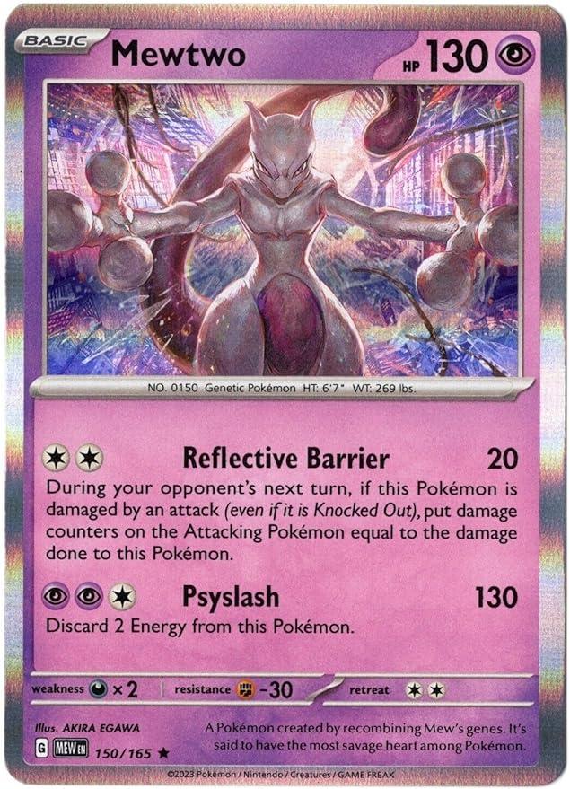 Mewtwo SV: 151 Rare • 150/165 Holofoil by Shark Pop Culture on MYNTED