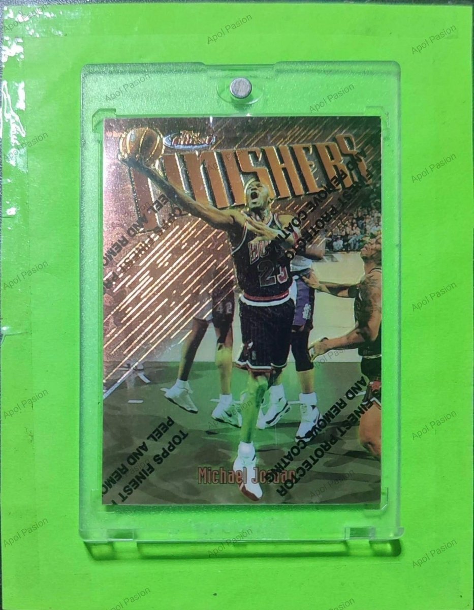 Michael Jordan 39 - 1997-98 Topps Finest Finishers w/ Coating Chicago Bulls by BotsoyC on MYNTED