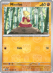 Mienfoo - 052/086 (Master Ball Pattern) by The Archive Stop on MYNTED