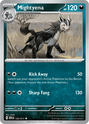 Mightyena 129/217 (Ascended Heroes) by PokéPW on MYNTED