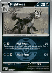 Mightyena - 129/217 (Dusk Ball) - ME: Ascended Heroes (ASC) by SAFAQATI on MYNTED