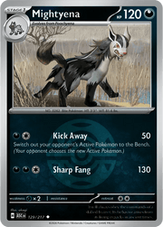 Mightyena - 129/217 - Reverse Holofoil - Dusk Ball by The Archive Stop on MYNTED