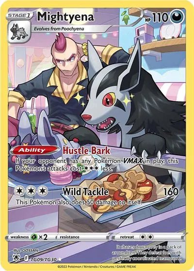 Mightyena - SWSH10: Astral Radiance Trainer Gallery (SWSH10:TG) by P0kellector on MYNTED