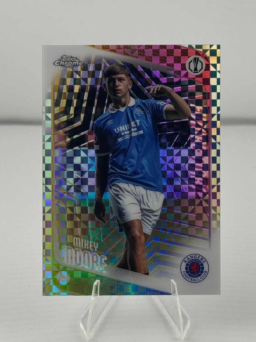 Mikey Moore X-Fractor 56 - 2025-26 Topps Chrome UEFA Club Competitions by Compiler AE on MYNTED
