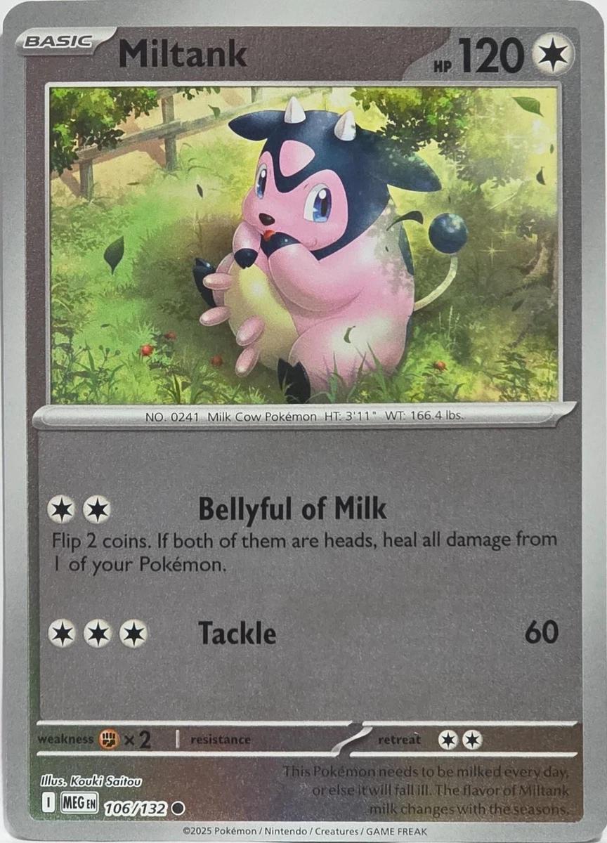 Miltank [Reverse Holo] 106 Pokemon Mega Evolution by Moe‘s Vault on MYNTED