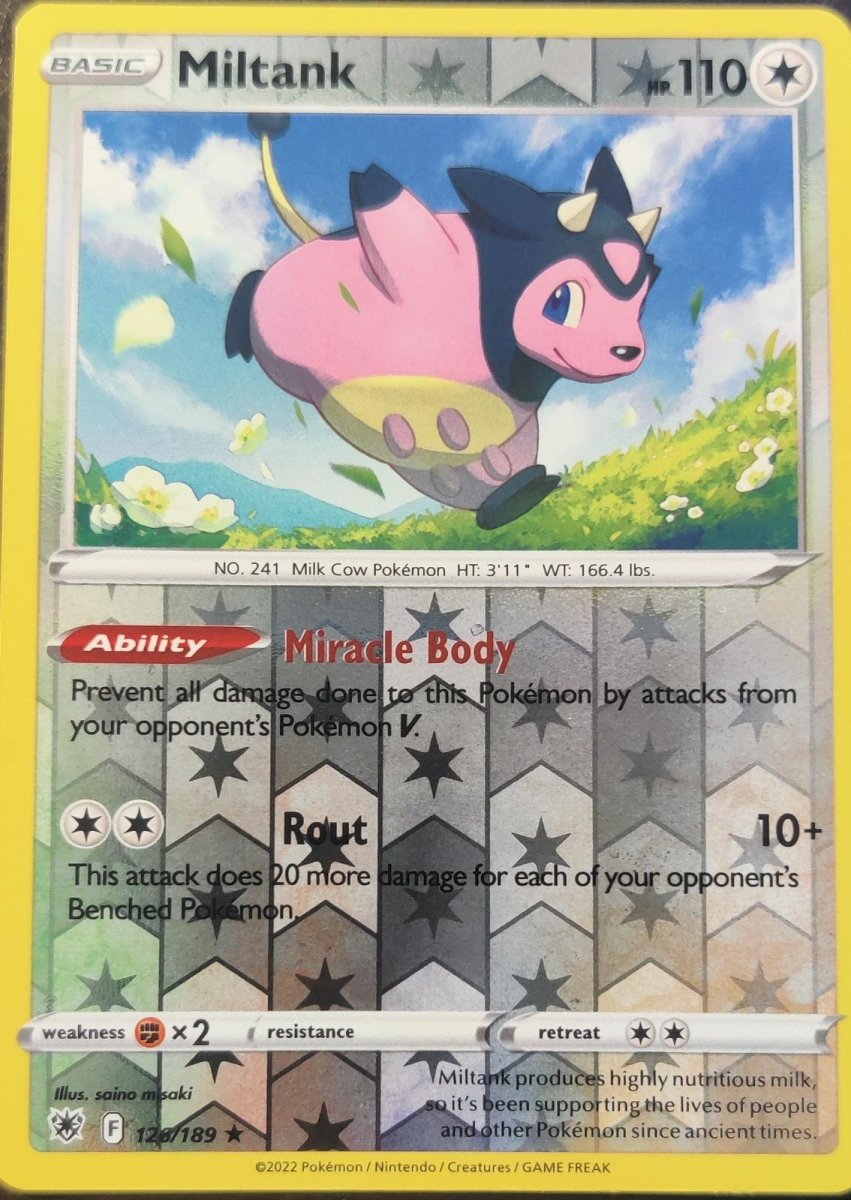 Miltank [Reverse Holo] 126 Pokemon Astral Radiance by Moe‘s Vault on MYNTED