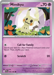 Mimikyu 042/094 · Normal (Phantasmal Flames) by Magic Vault on MYNTED