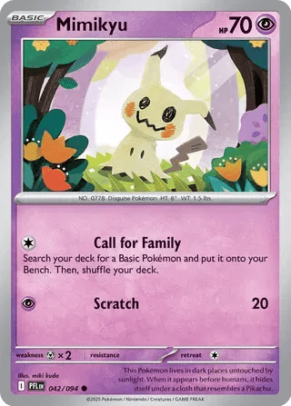 Mimikyu 042/094 · Normal (Phantasmal Flames) by Magic Vault on MYNTED