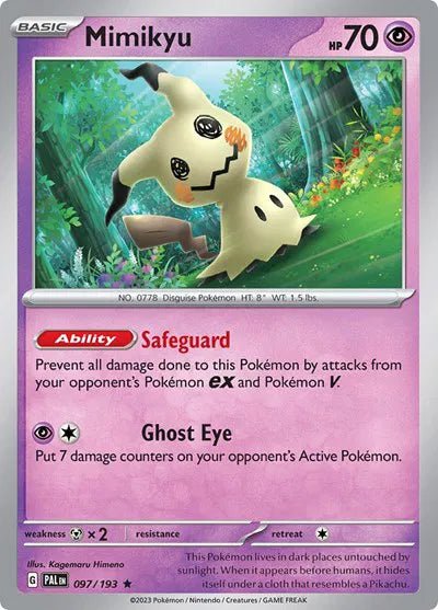 Mimikyu - 097/193 - Holofoil by The Archive Stop on MYNTED