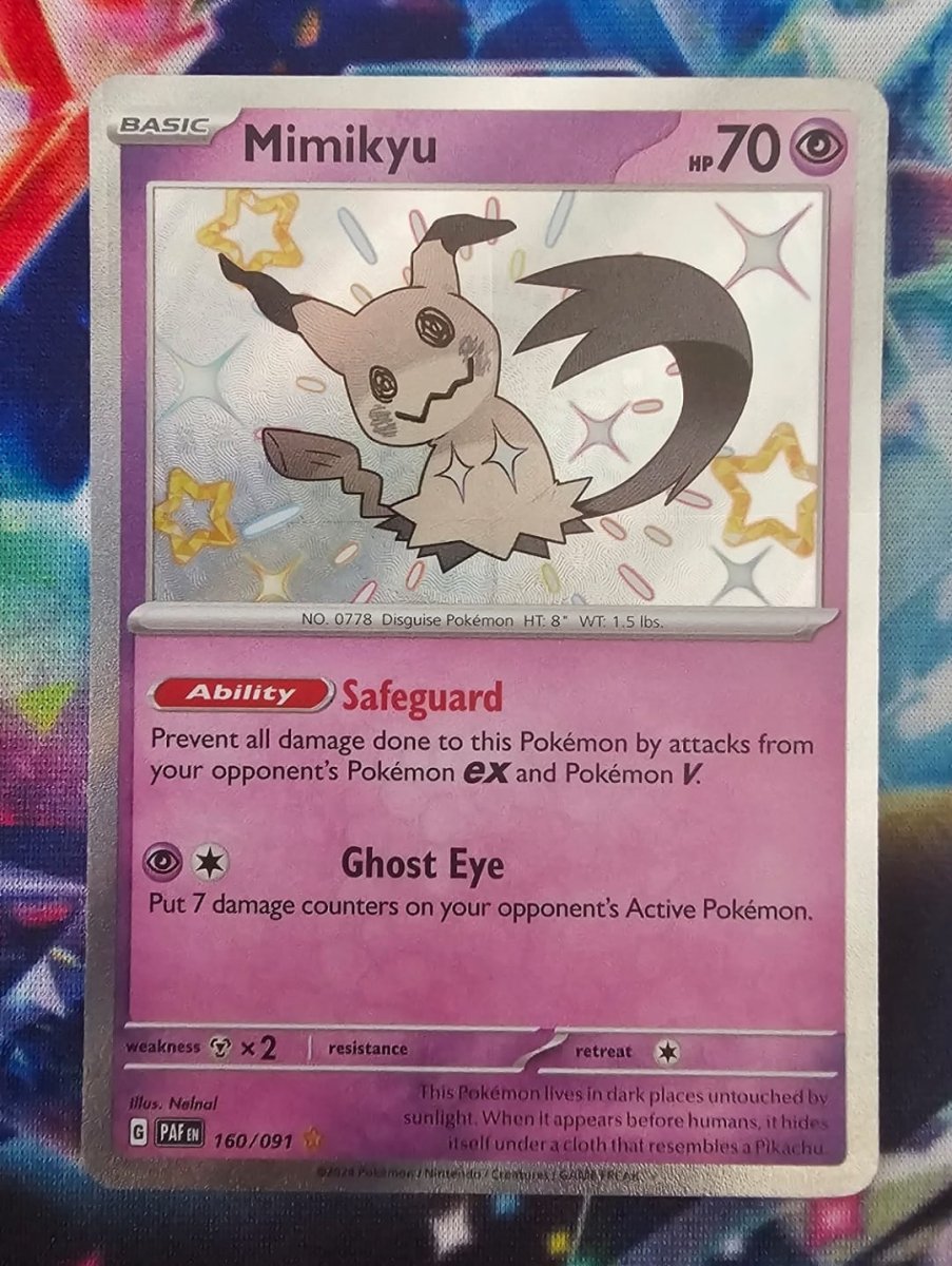 Mimikyu 160/091 - Paldean Fates - Shiny Rare by Light Collectibles on MYNTED