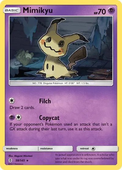 Mimikyu 58/145 by The Greatest on MYNTED