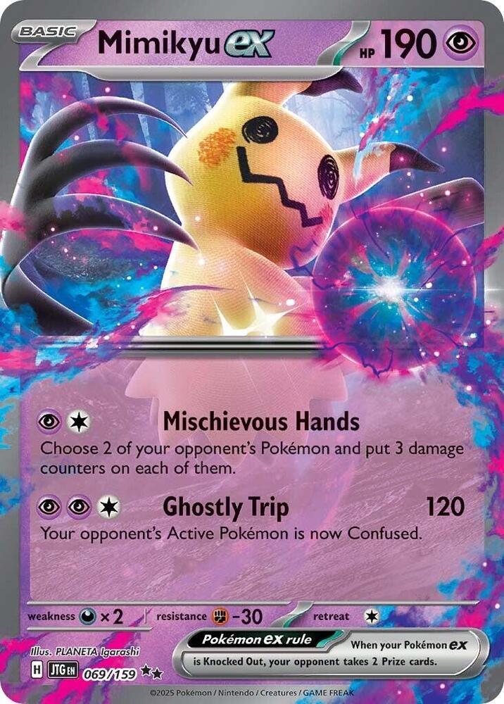 Mimikyu ex - SV09: Journey Together (JTG) by Poké Dubai on MYNTED