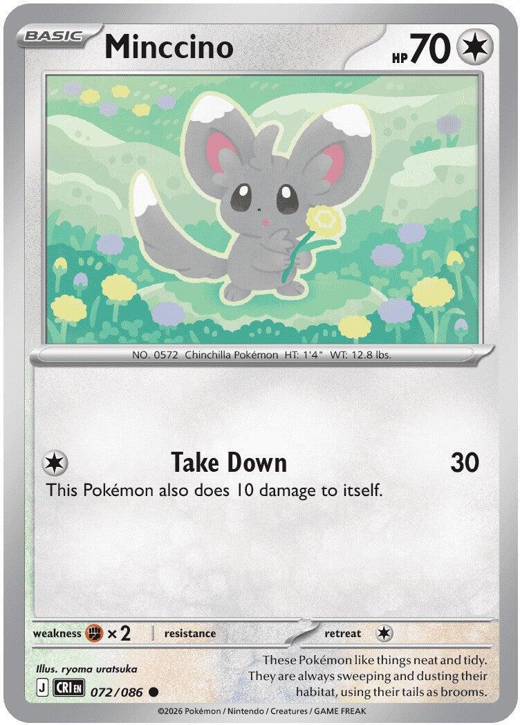 Minccino 72 Pokemon Chaos Rising by Moe‘s Vault on MYNTED