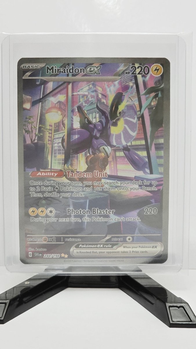 Miraidon ex - Scarlet & Violet Base Set - SIR 244/198 - English by MechaKai Collectibles on MYNTED