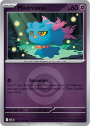 Misdreavus (Energy Symbol Pattern) Ascended Heroes Common 085/217 by Shark Pop Culture on MYNTED