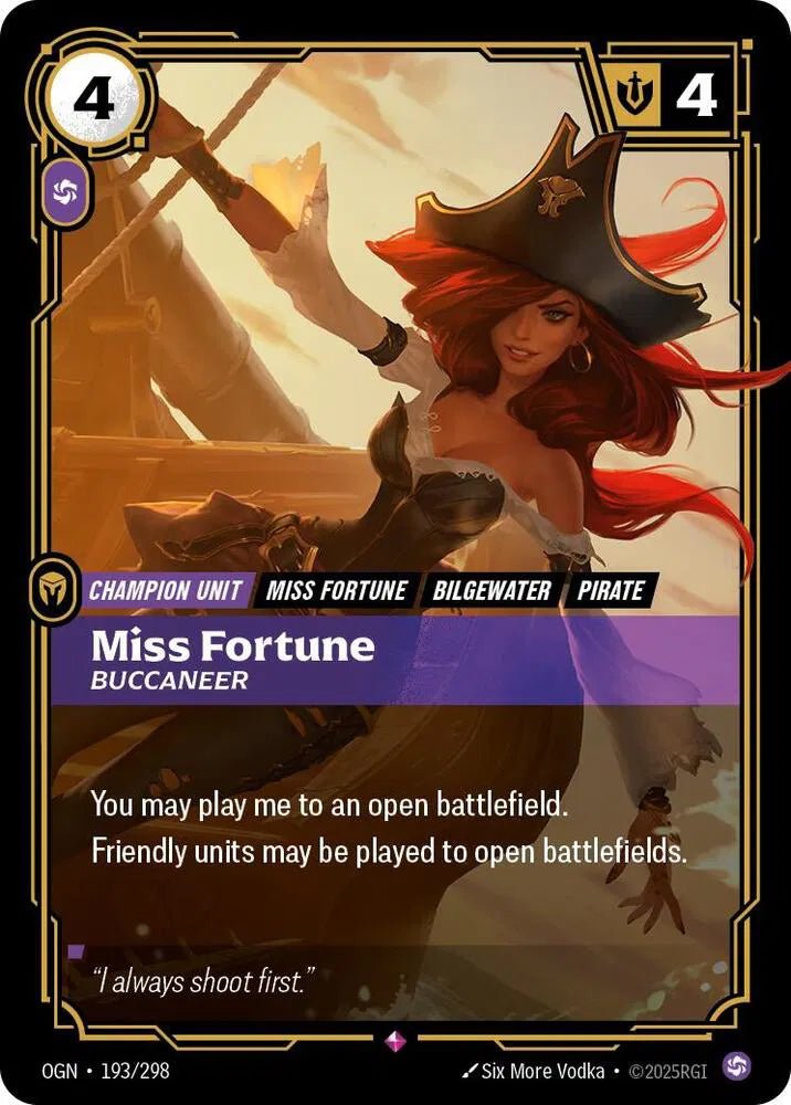 Miss Fortune - Buccaneer 193/298 (Origins) by Mikeepulls on MYNTED