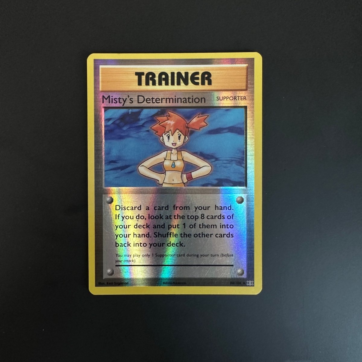 Misty's Determination 80/108 Uncommon Evolutions Pokemon Reverse Holo by The Greatest on MYNTED
