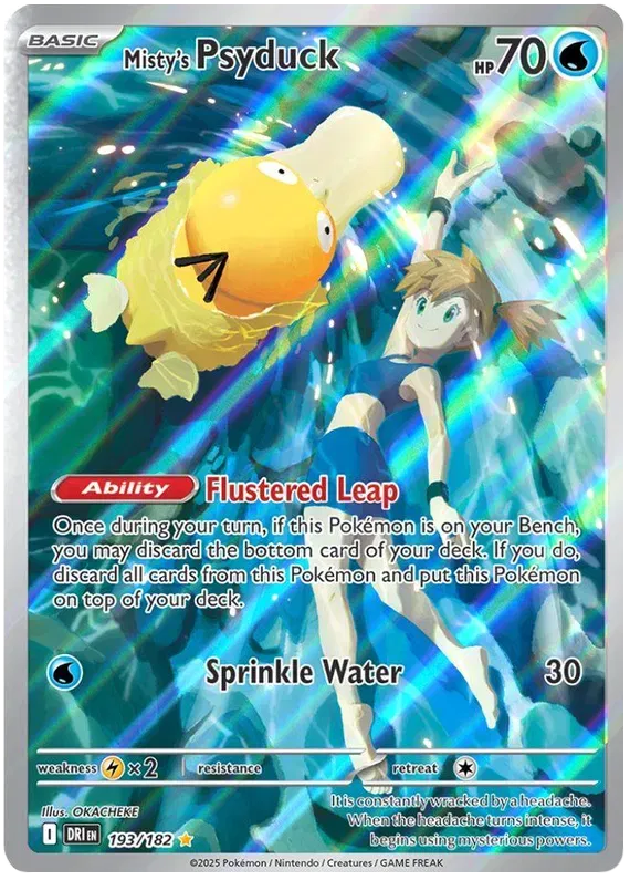 Misty's Psyduck - Destined Rivals - IR 193/182 - English by MechaKai Collectibles on MYNTED