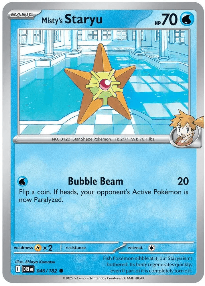 Misty's Staryu 046 - Destined Rivals by PokéPW on MYNTED