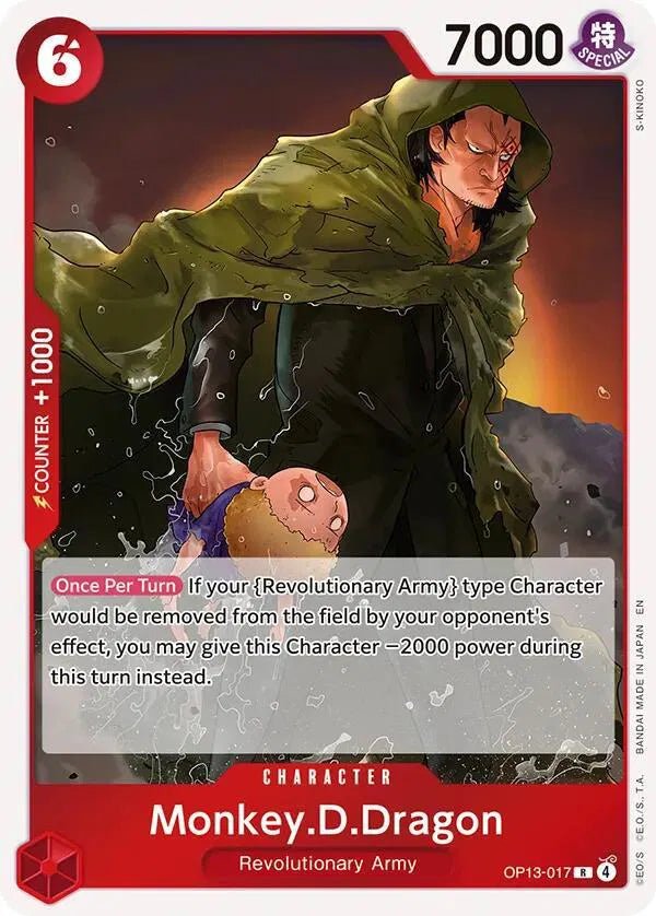 Monkey.D.Dragon OP13-017 (Carrying On His Will) by Schmutzfink TCG on MYNTED