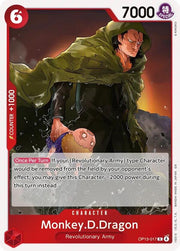 Monkey.D.Dragon OP13 - 017 Foil Rare Carrying On His Will One Piece Card Game by Coolectibles on MYNTED