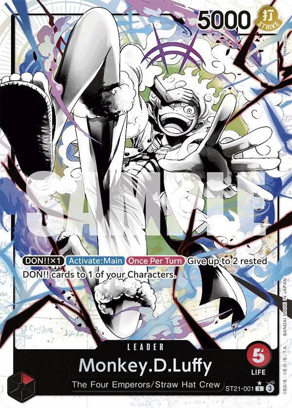 Monkey.D.Luffy (001) (Parallel) ST21-001 (Starter Deck EX: Gear 5) — PSA 10 by Nekohime TCG on MYNTED