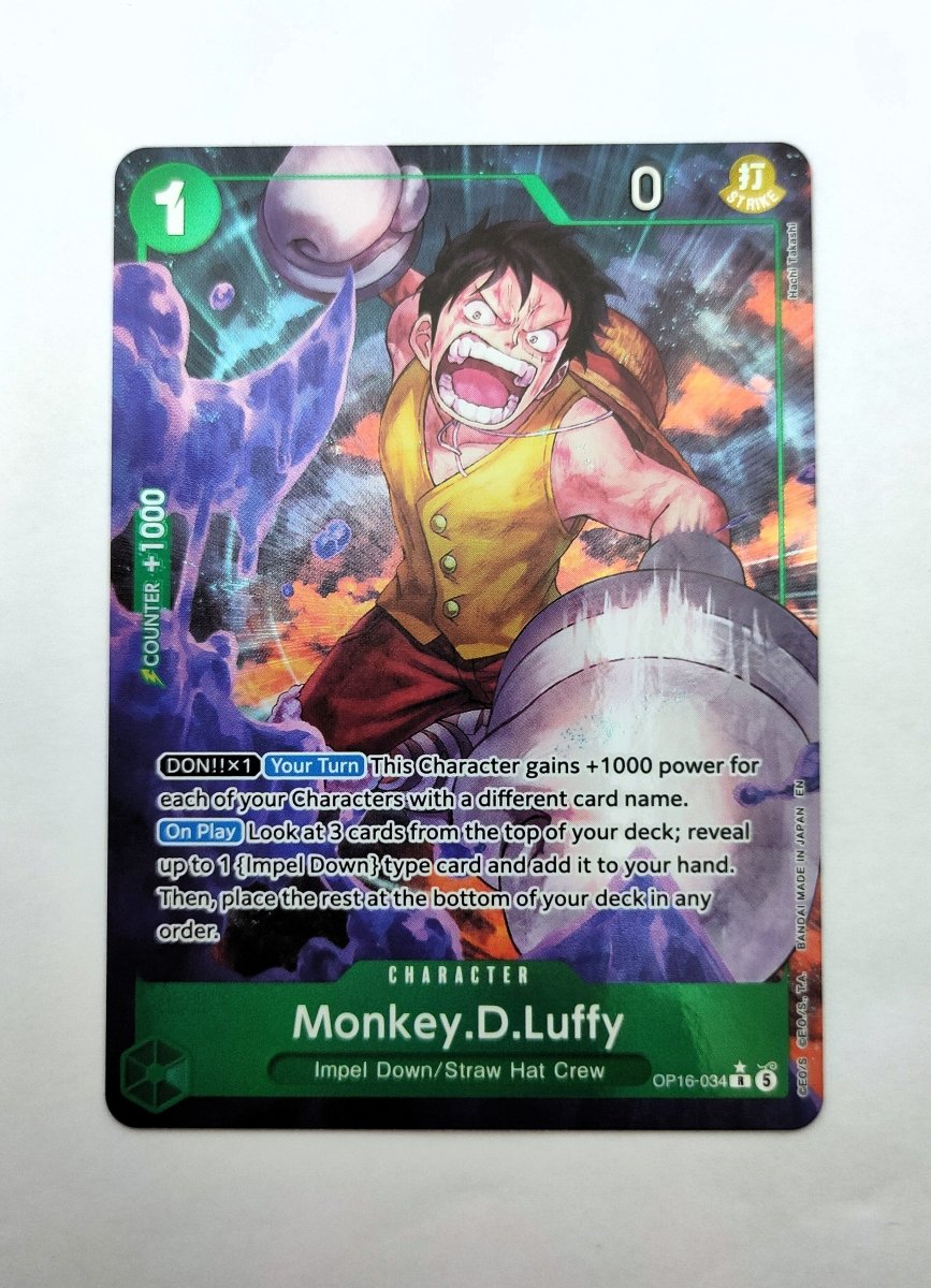 Monkey.D.Luffy (034) (Alternate Art) R OP16-034 by OP Strike TCG on MYNTED