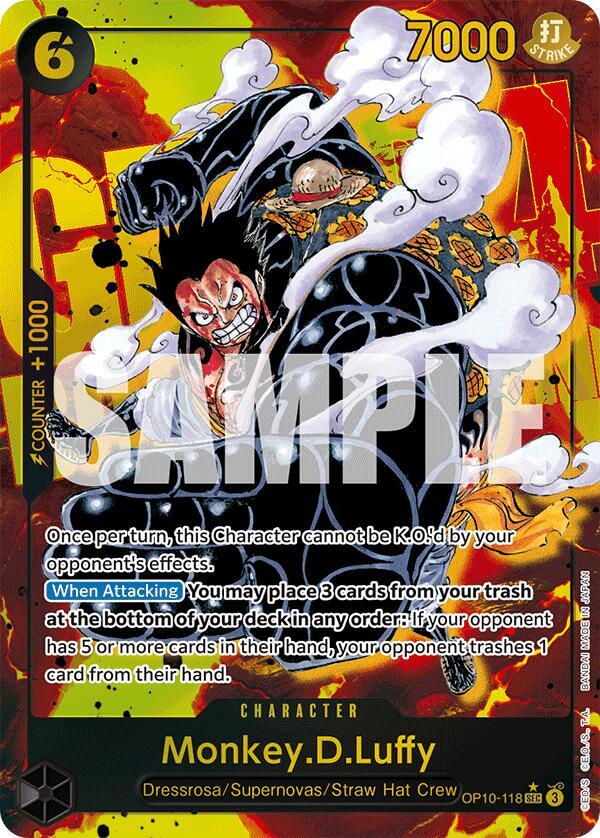Monkey.D.Luffy (118) (Parallel) Royal Blood SEC OP10-118 by tradin9ape on MYNTED