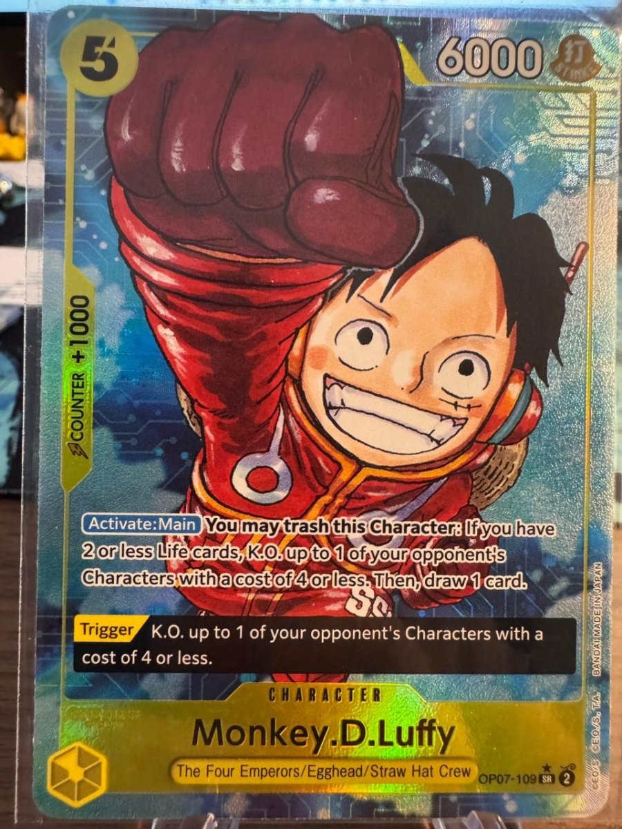 Monkey.D.Luffy Alt Art OP07 - 109 English 500 Years in Future One Piece Card - NM by Desert Pirates on MYNTED
