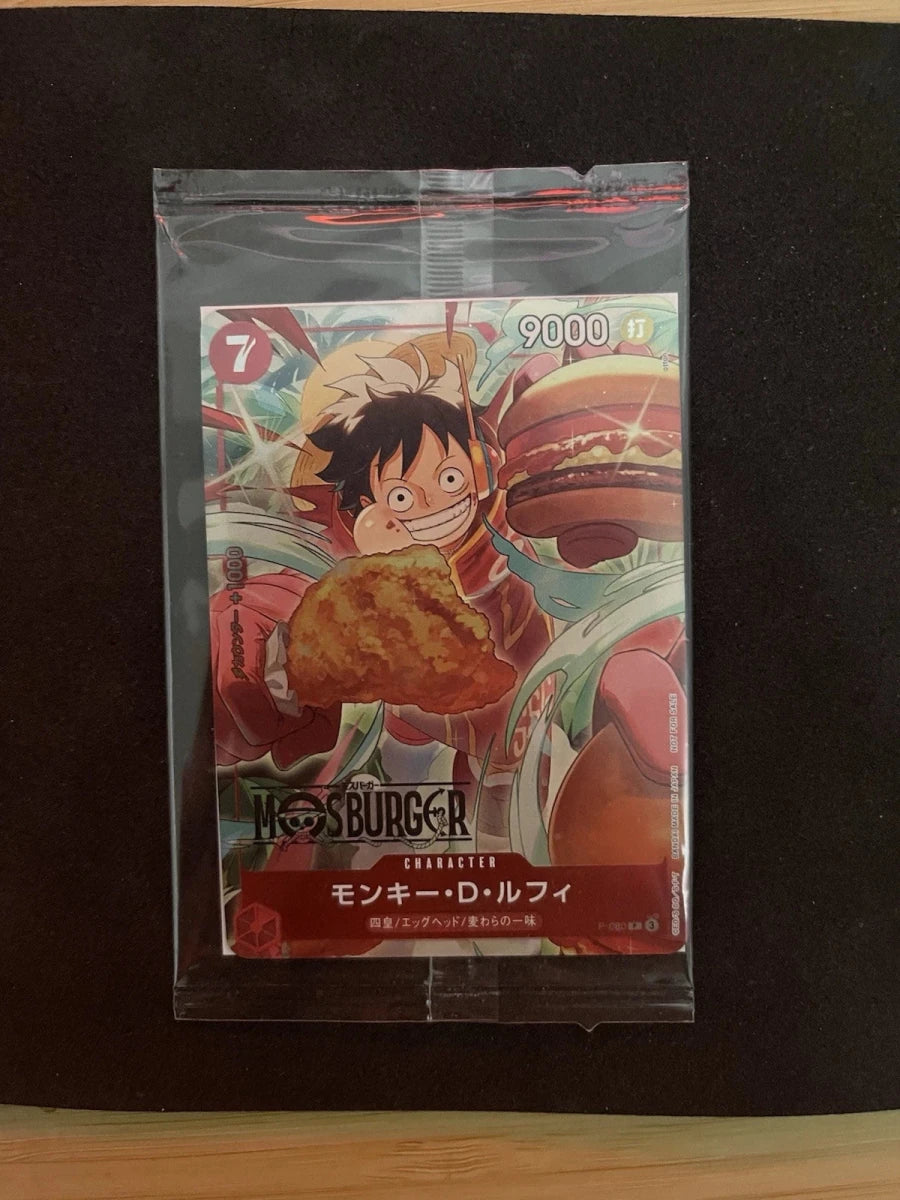 Monkey.D.Luffy [Mos Burger] (JP) One Piece Promotion Cards Promo • P - 080 Foil (Sealed) by Marnie’s TCG on MYNTED