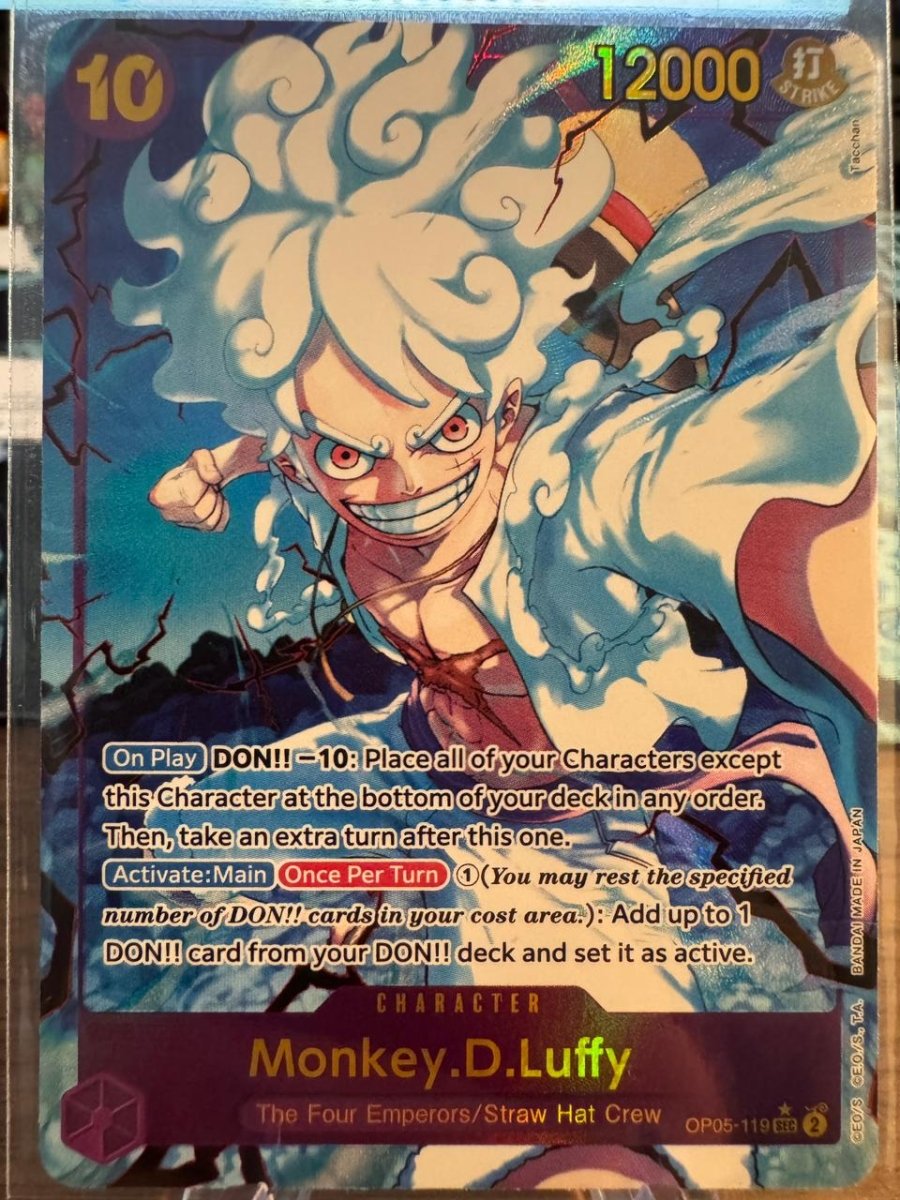 Monkey.D.Luffy OP05 - 119 Alternate Art SEC PRB01 One Piece by Desert Pirates on MYNTED