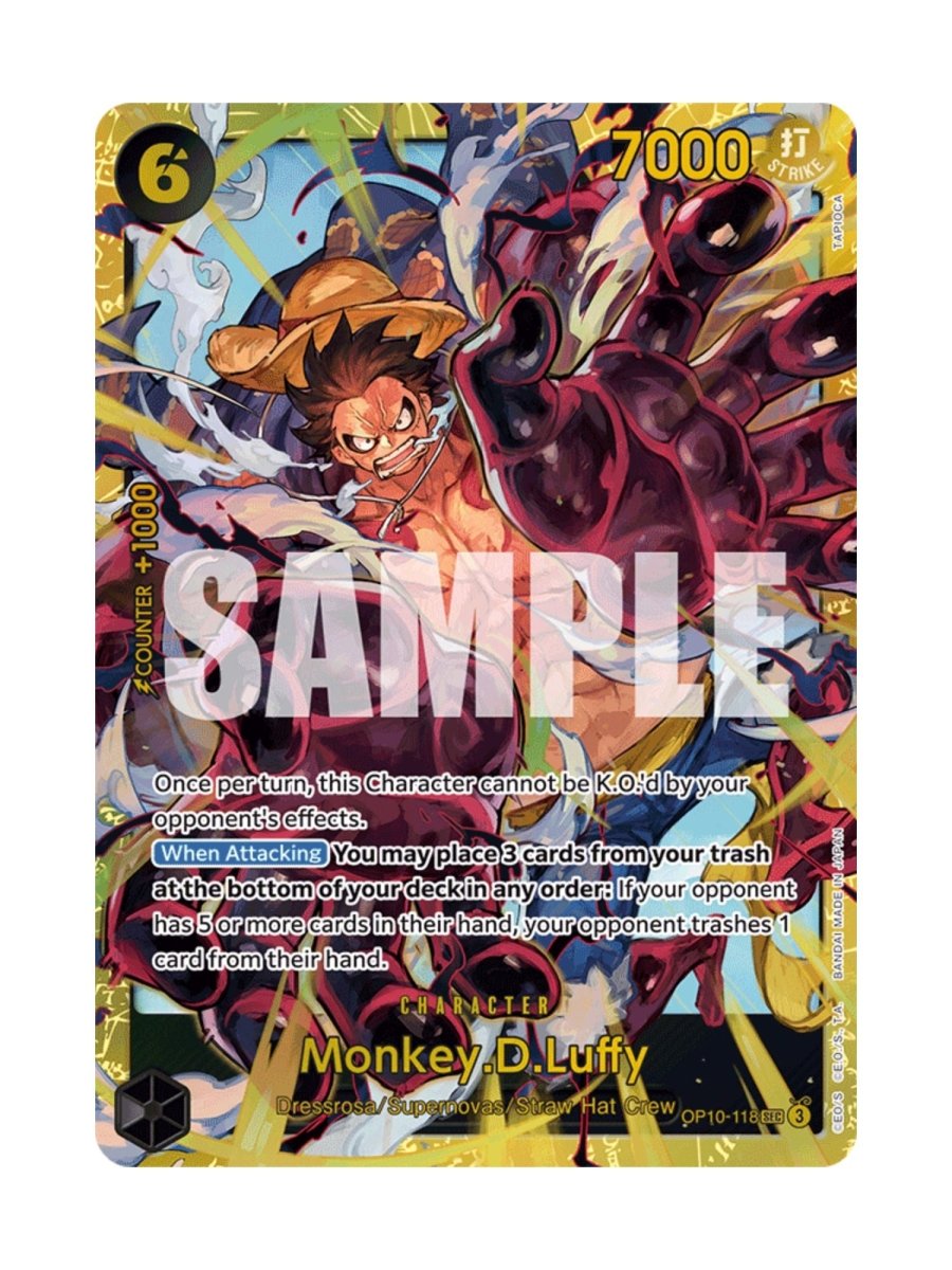 Monkey.D.Luffy (OP10-118) SEC by tradin9ape on MYNTED