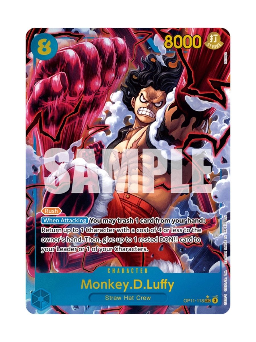 Monkey.D.Luffy (OP11-118) SEC by tradin9ape on MYNTED