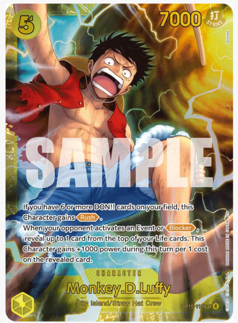 Monkey.D.Luffy (OP15-119) - Adventure on Kami's Island (OP15-EB04) by Nekohime TCG on MYNTED