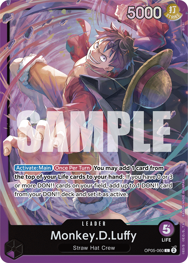 Monkey.D.Luffy [Purple] ST18 OP05 - 060 by PlayVault on MYNTED