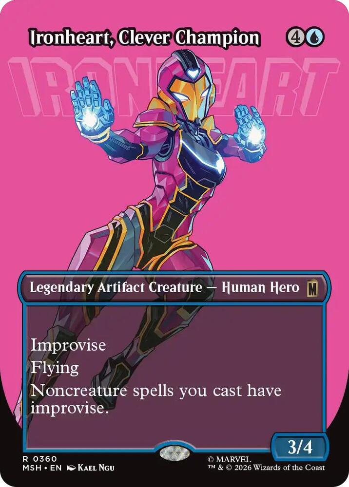 MTG: Ironheart, Clever Champion (Borderless)(Normal) by FunDemons on MYNTED