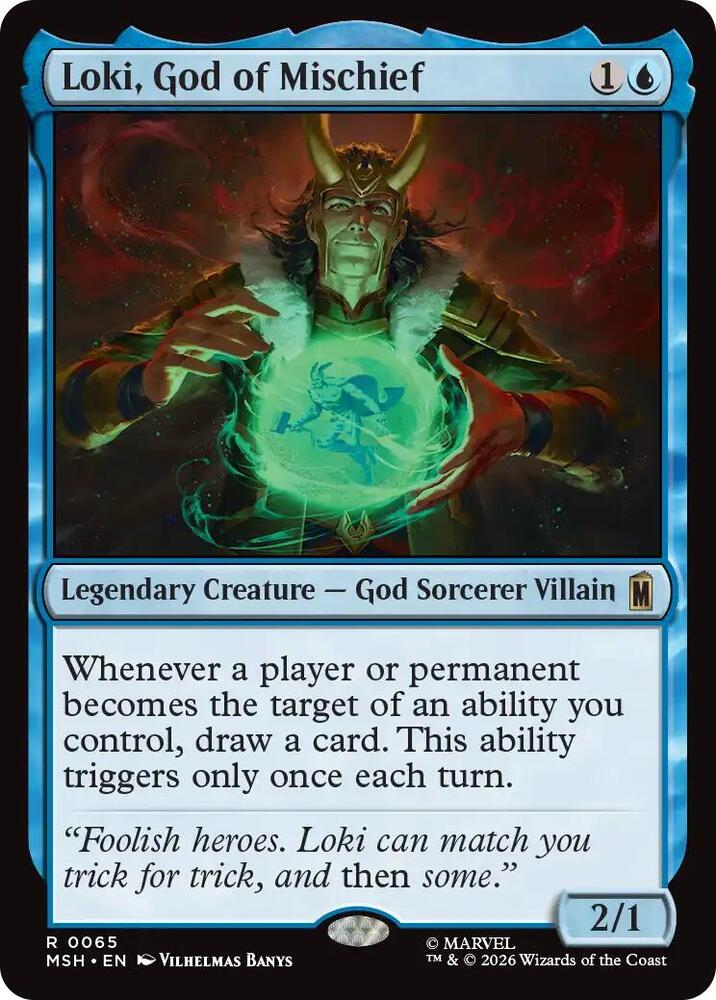 MTG: Loki, God of Mischief(Normal) by FunDemons on MYNTED