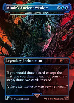 MTG Magic The Gathering PLaystation God Of War Secret Liar Drop Mimir's Ancient Wisdom (Foil) R by Apex Cards on MYNTED