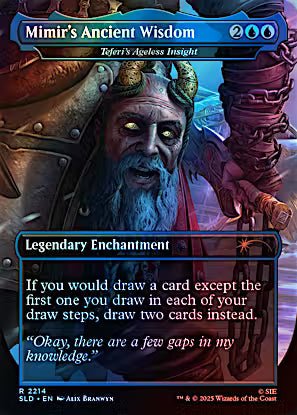 MTG Magic The Gathering PLaystation God Of War Secret Liar Drop Mimir's Ancient Wisdom (Foil) R by Apex Cards on MYNTED